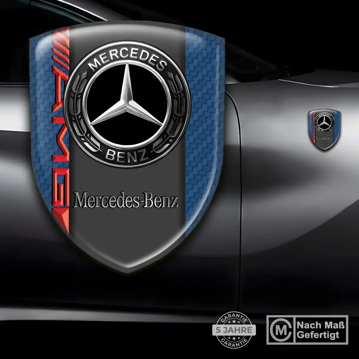 Mercedes Aufkleber Wappen Auto Premiumqualität