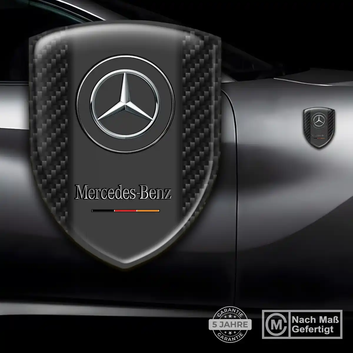 Mercedes Aufkleber Wappen Emblem Auto Stilvolles Design