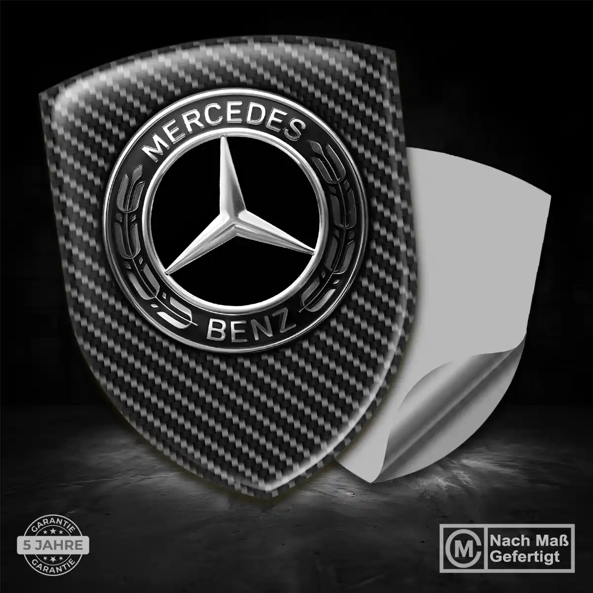 Mercedes Aufkleber Wappen Emblem Hohe Qualität