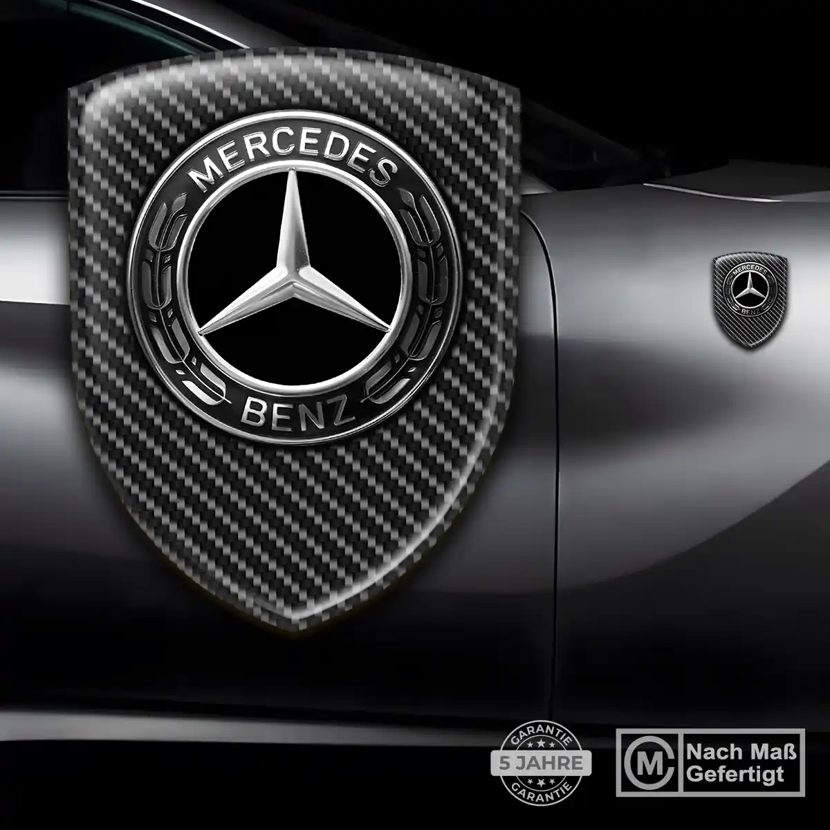 Mercedes Aufkleber Wappen Emblem Hohe Qualität