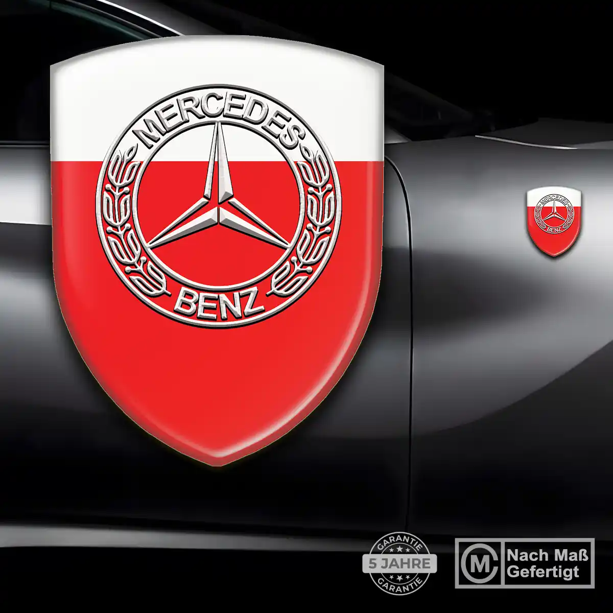 Mercedes Aufkleber Wappen Limitierte Auflage