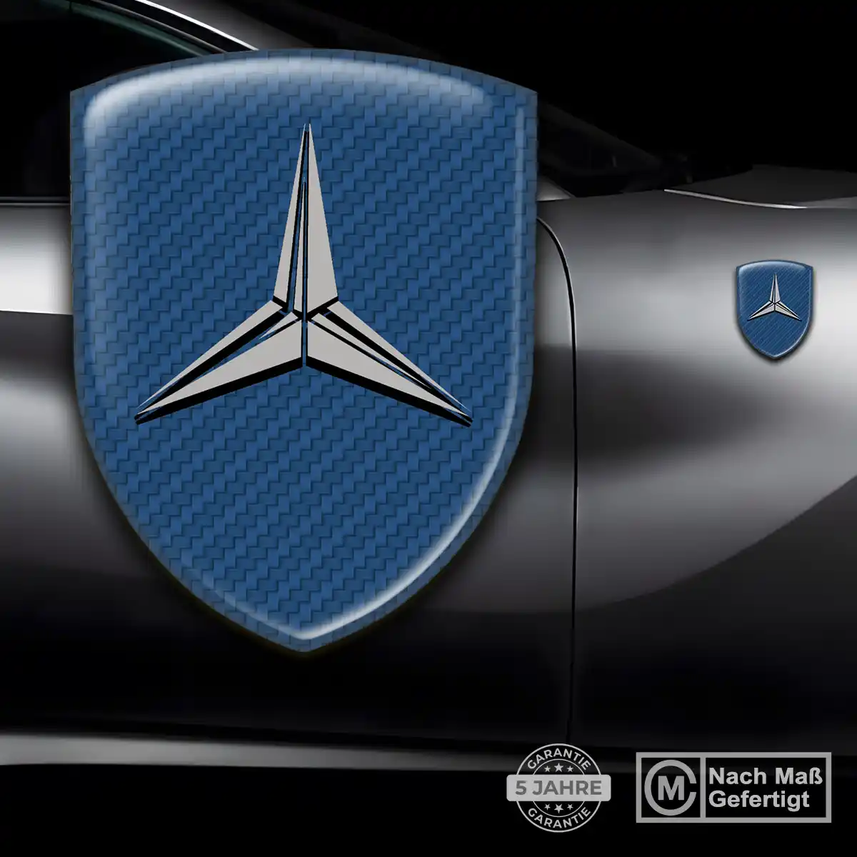 Mercedes Aufkleber Wappen Luxus-Edition