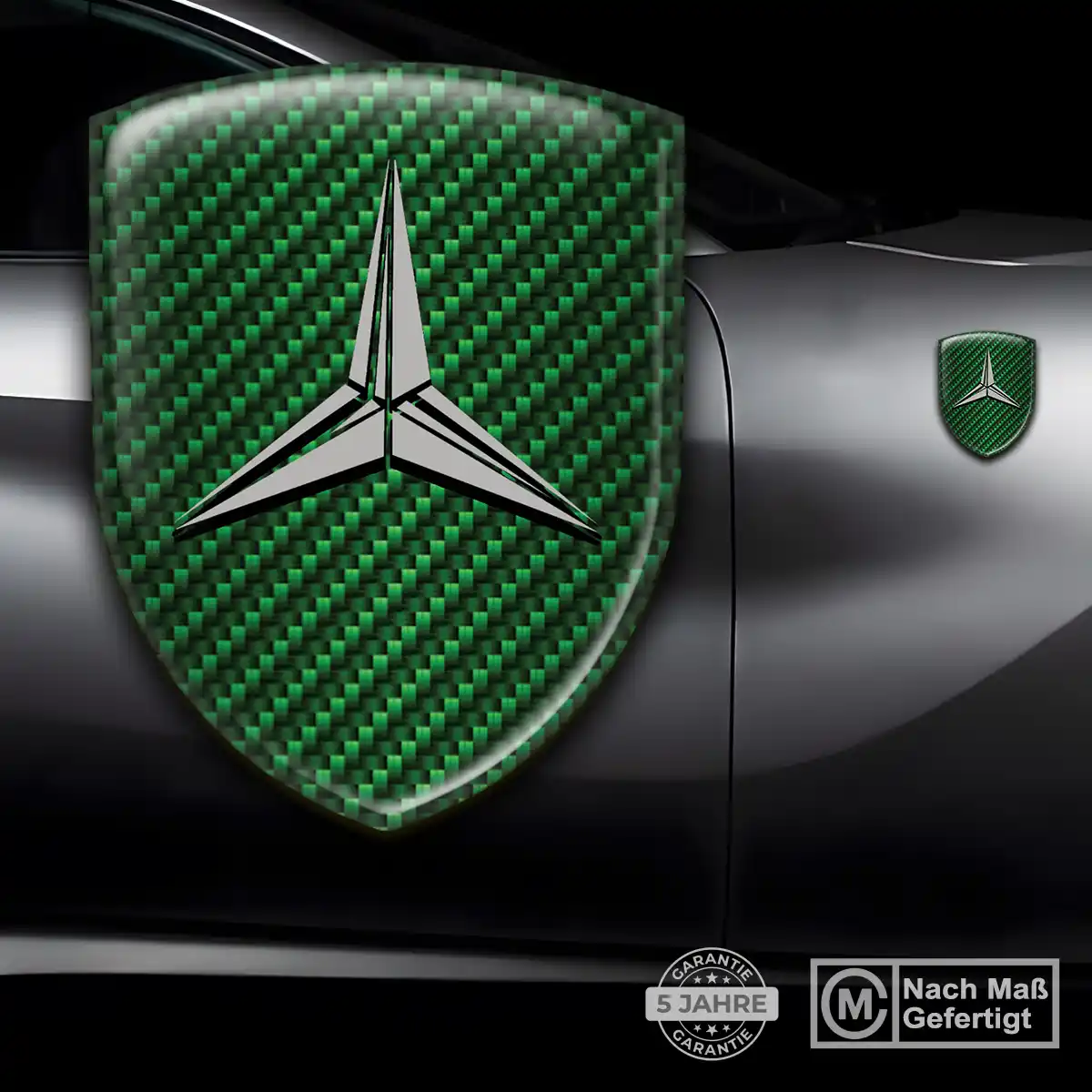 Mercedes Aufkleber Wappen Premium-Edition