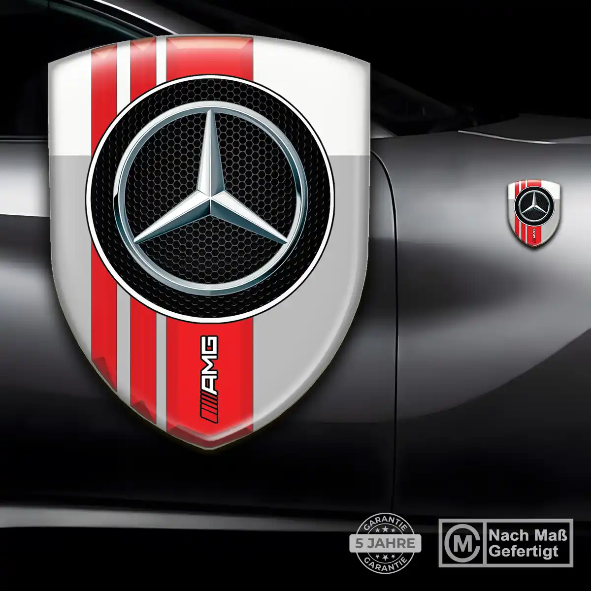 Mercedes Aufkleber Wappen Premiumqualität