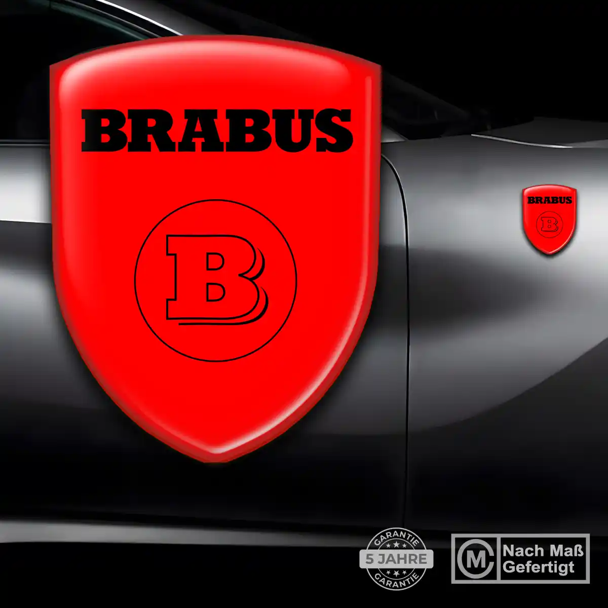 Mercedes Brabus 3D Gel Aufkleber Stilvolles Design
