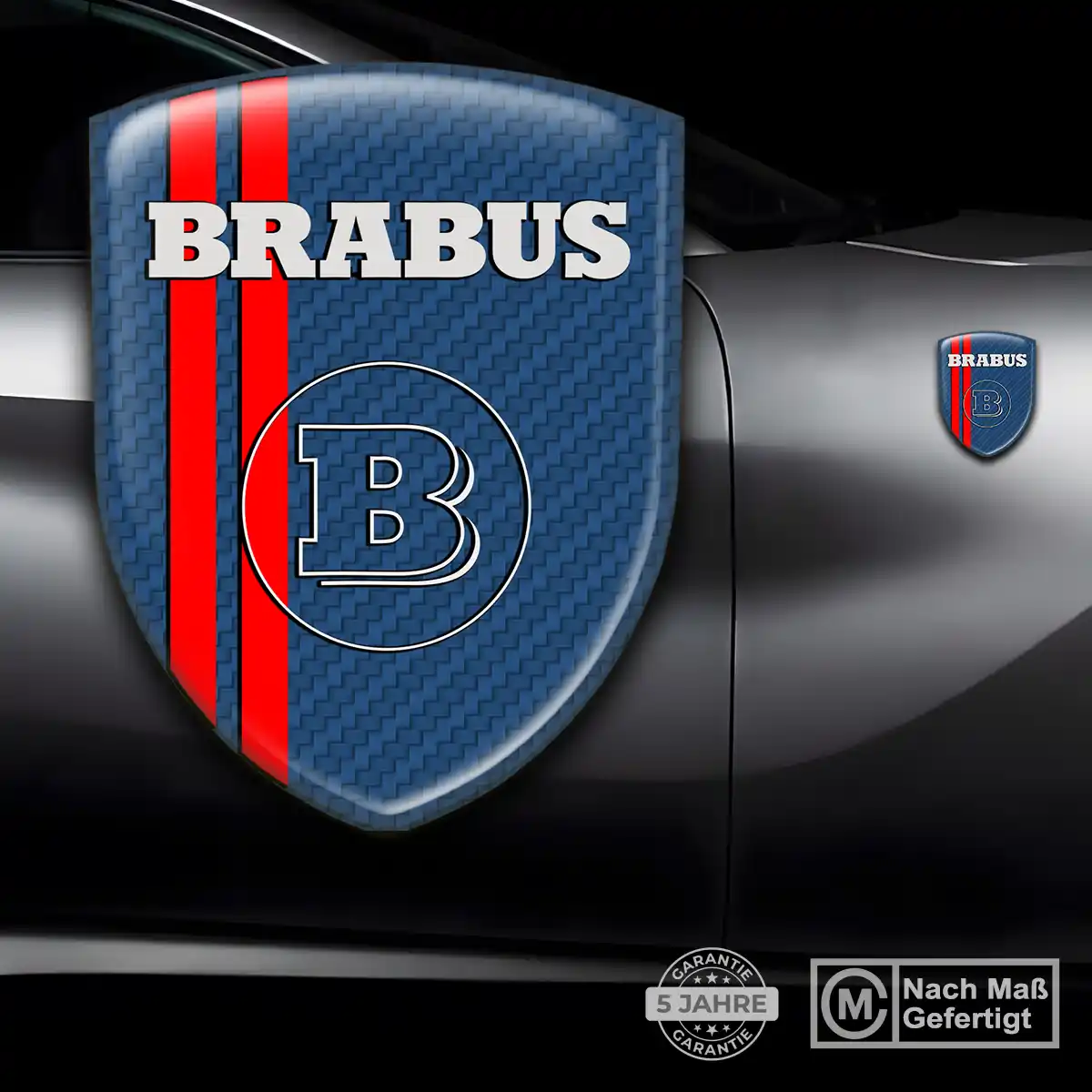Mercedes Brabus Aufkleber Auto Stilvolles Design