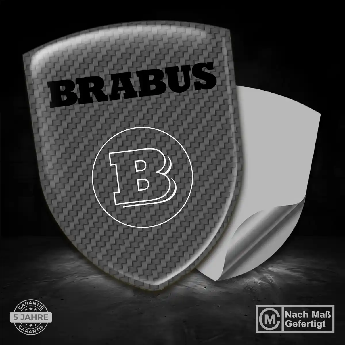 Mercedes Brabus Aufkleber Emblem Auto Stilvolles Design