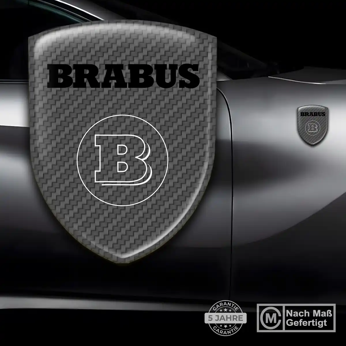 Mercedes Brabus Aufkleber Emblem Auto Stilvolles Design