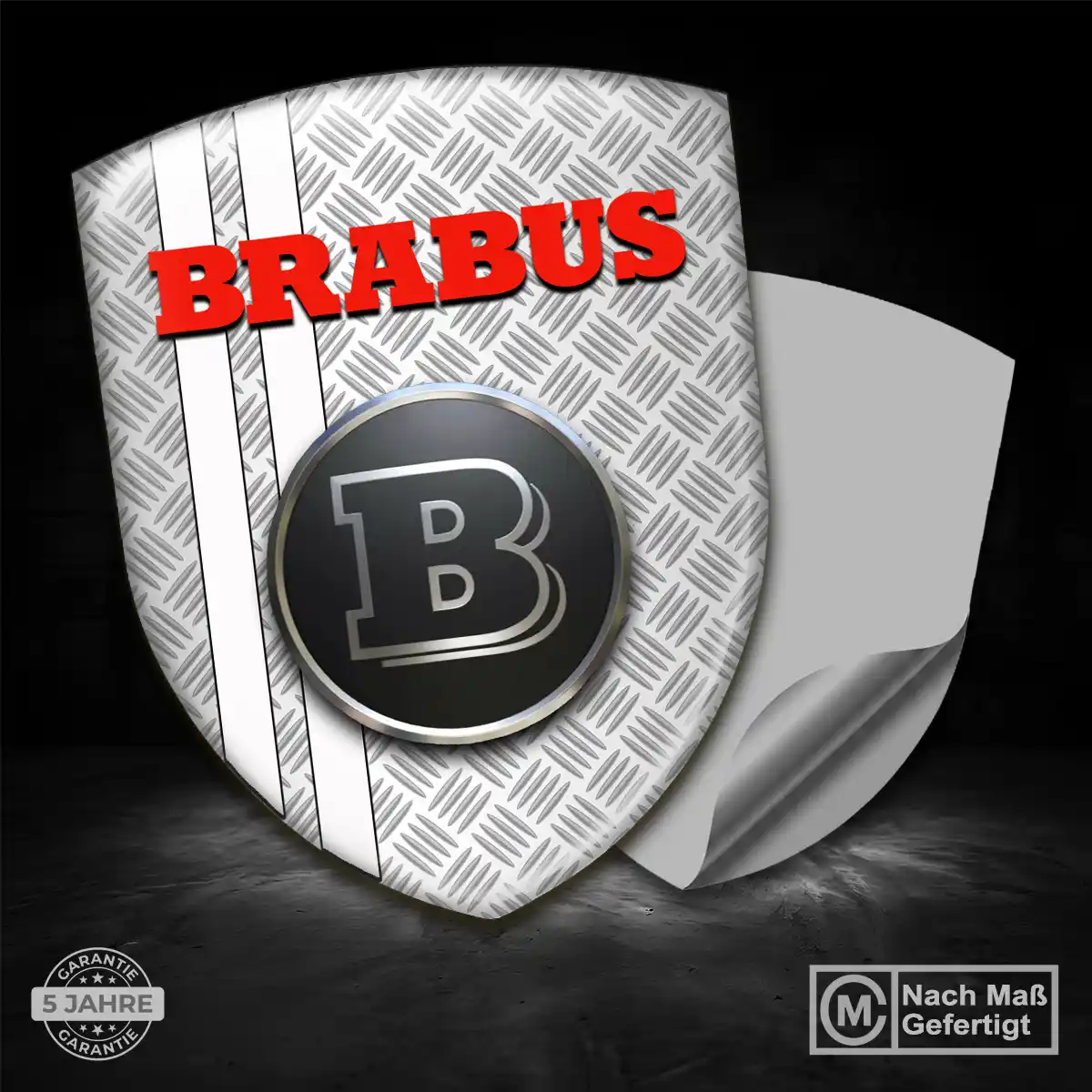 Mercedes Brabus Aufkleber Emblem Wappen Auto Stilvolles Design