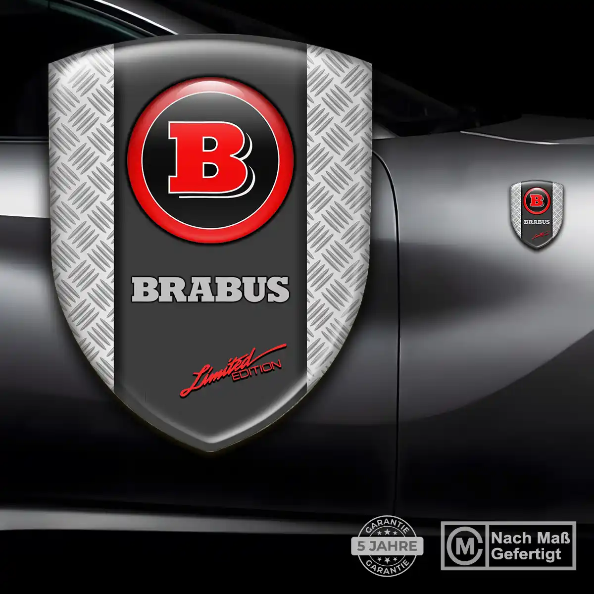 Mercedes Brabus Aufkleber Emblem Wappen Hohe Qualität