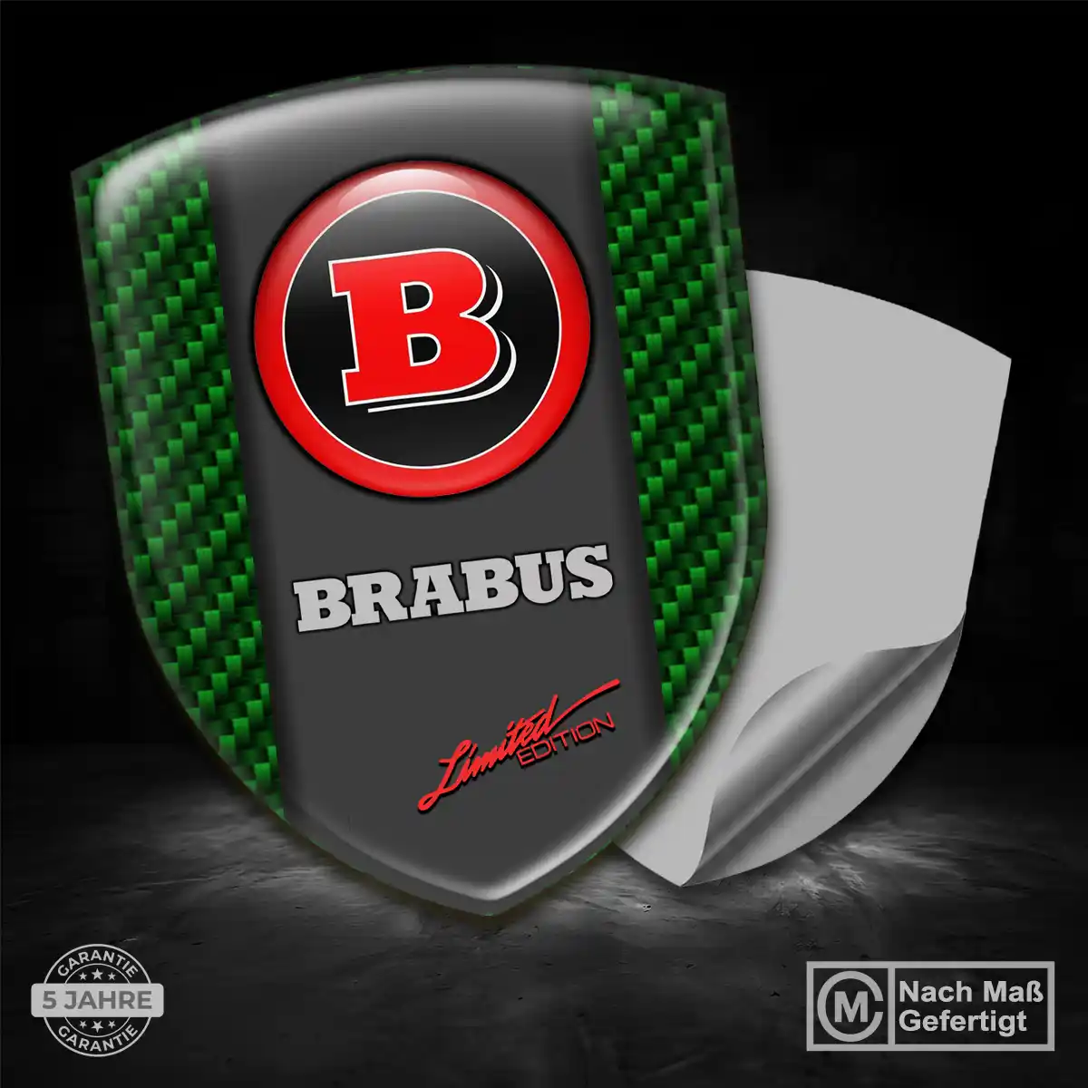 Mercedes Brabus Aufkleber Embleme Silikon Auto Stilvolles Design