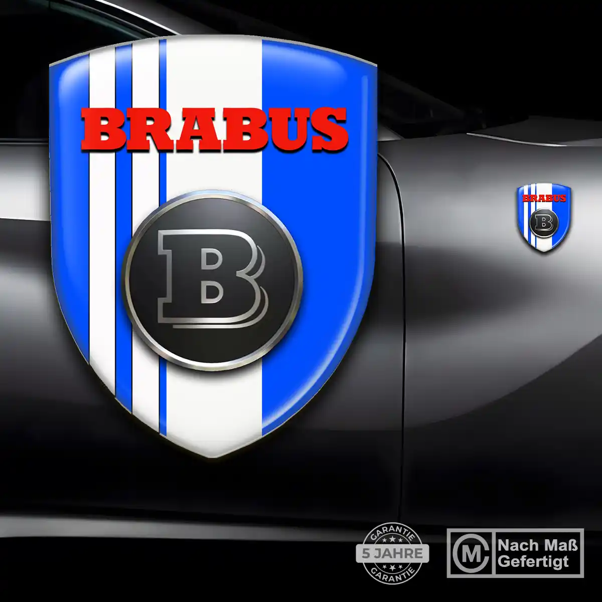 Mercedes Brabus Aufkleber Embleme Silikon Hohe Qualität