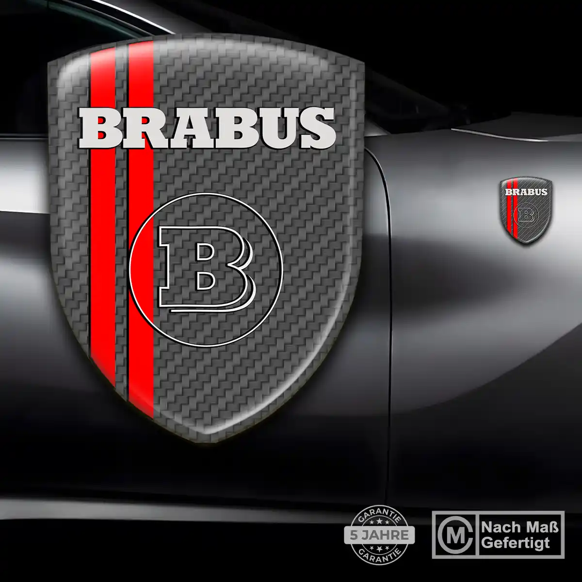 Mercedes Brabus Aufkleber Embleme Silikon Stilvolles Design
