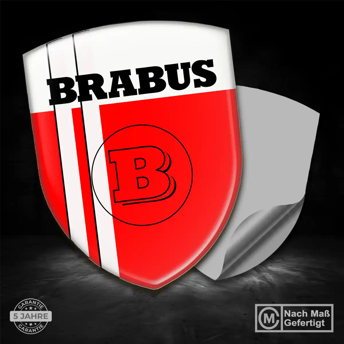 Mercedes Brabus Aufkleber Silikon Embleme Auto Stilvolles Design