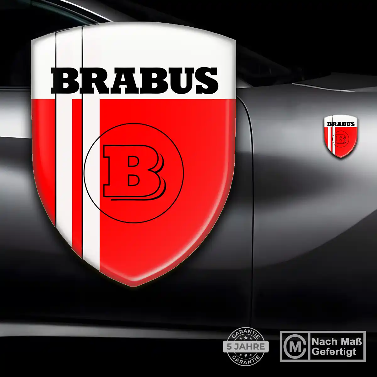 Mercedes Brabus Aufkleber Silikon Embleme Auto Stilvolles Design
