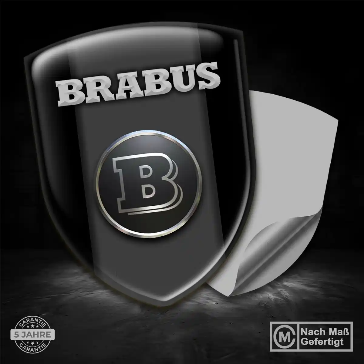 Mercedes Brabus Aufkleber Stilvolles Design