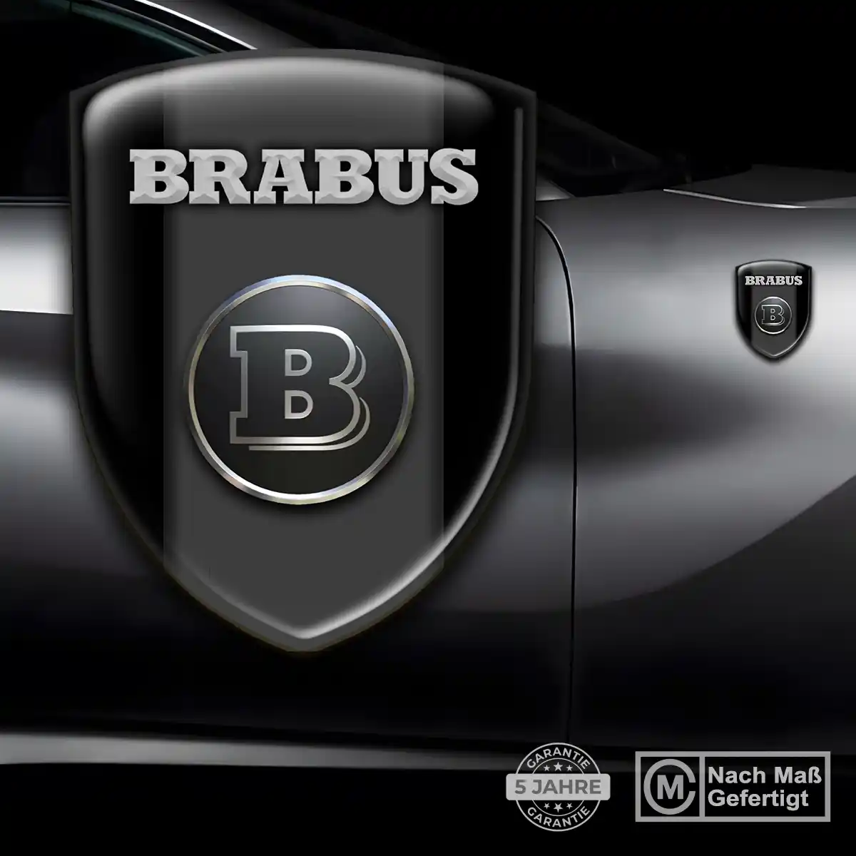 Mercedes Brabus Aufkleber Stilvolles Design
