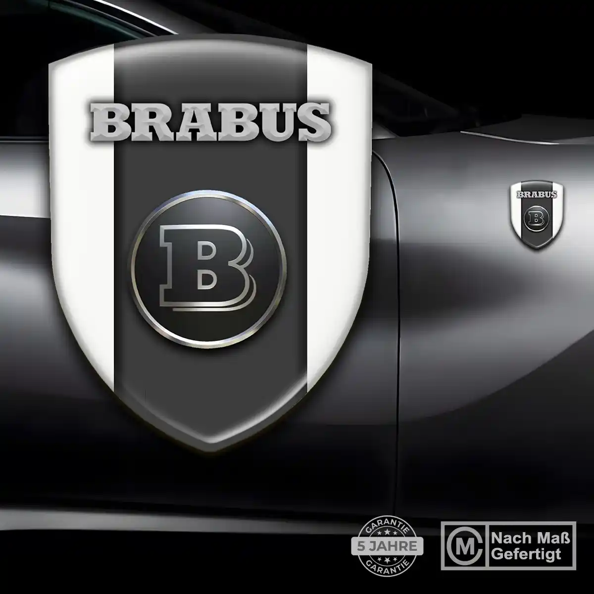 Mercedes Brabus Aufkleber Wappen Emblem Auto Hohe Qualität