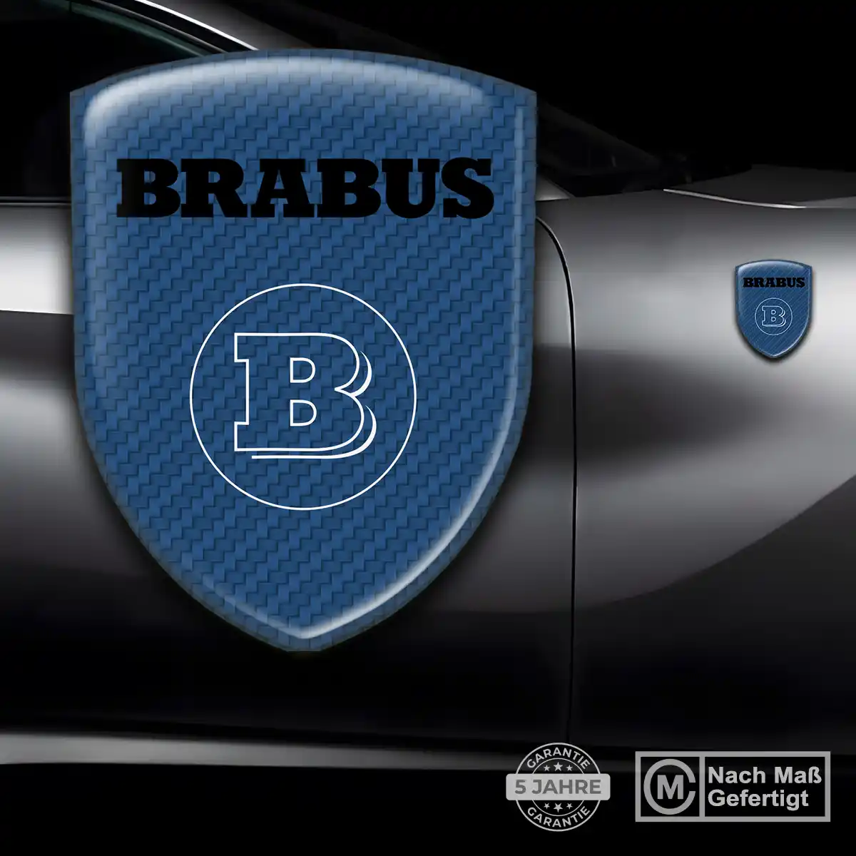 Mercedes Brabus Aufkleber Wappen Emblem Auto Stilvolles Design