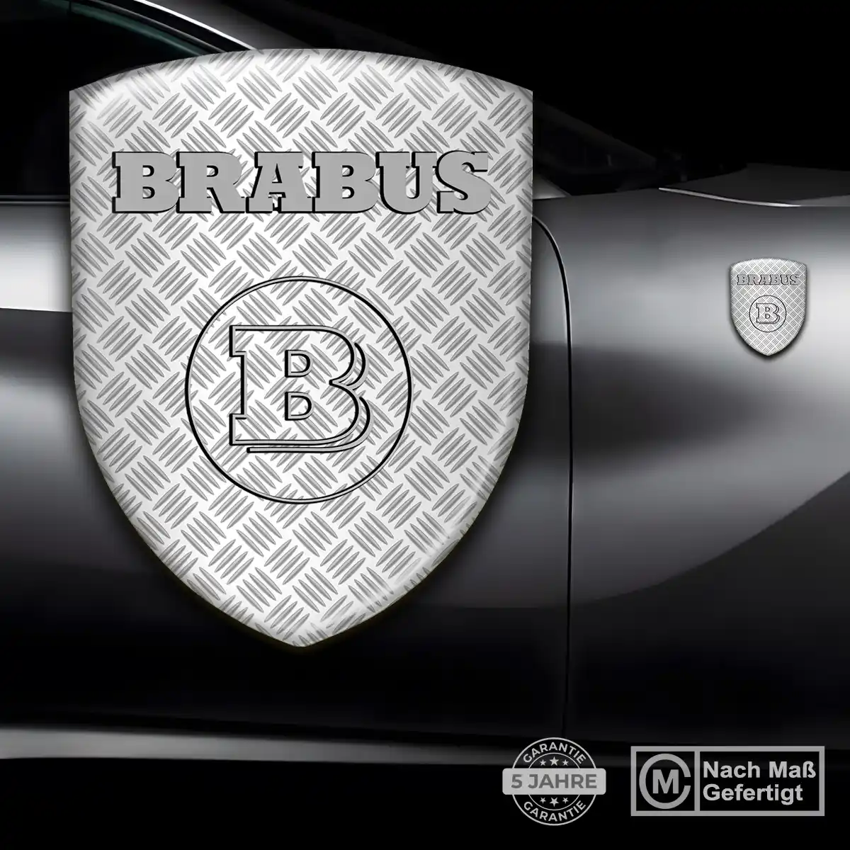 Mercedes Brabus Aufkleber Wappen Emblem Hohe Qualität