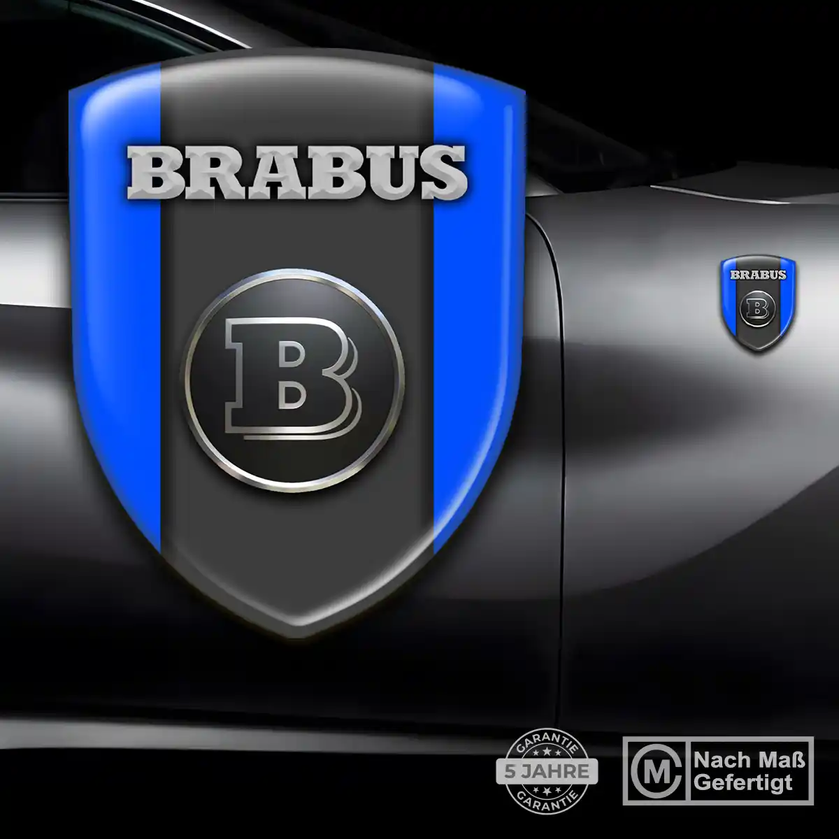 Mercedes Brabus Aufkleber Wappen Hohe Qualität
