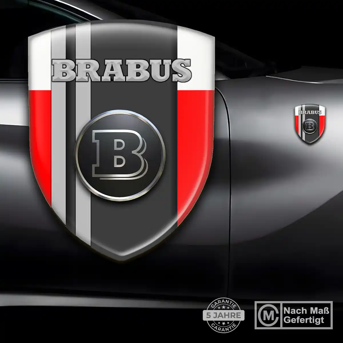 Mercedes Brabus Emblem Aufkleber Auto Hohe Qualität