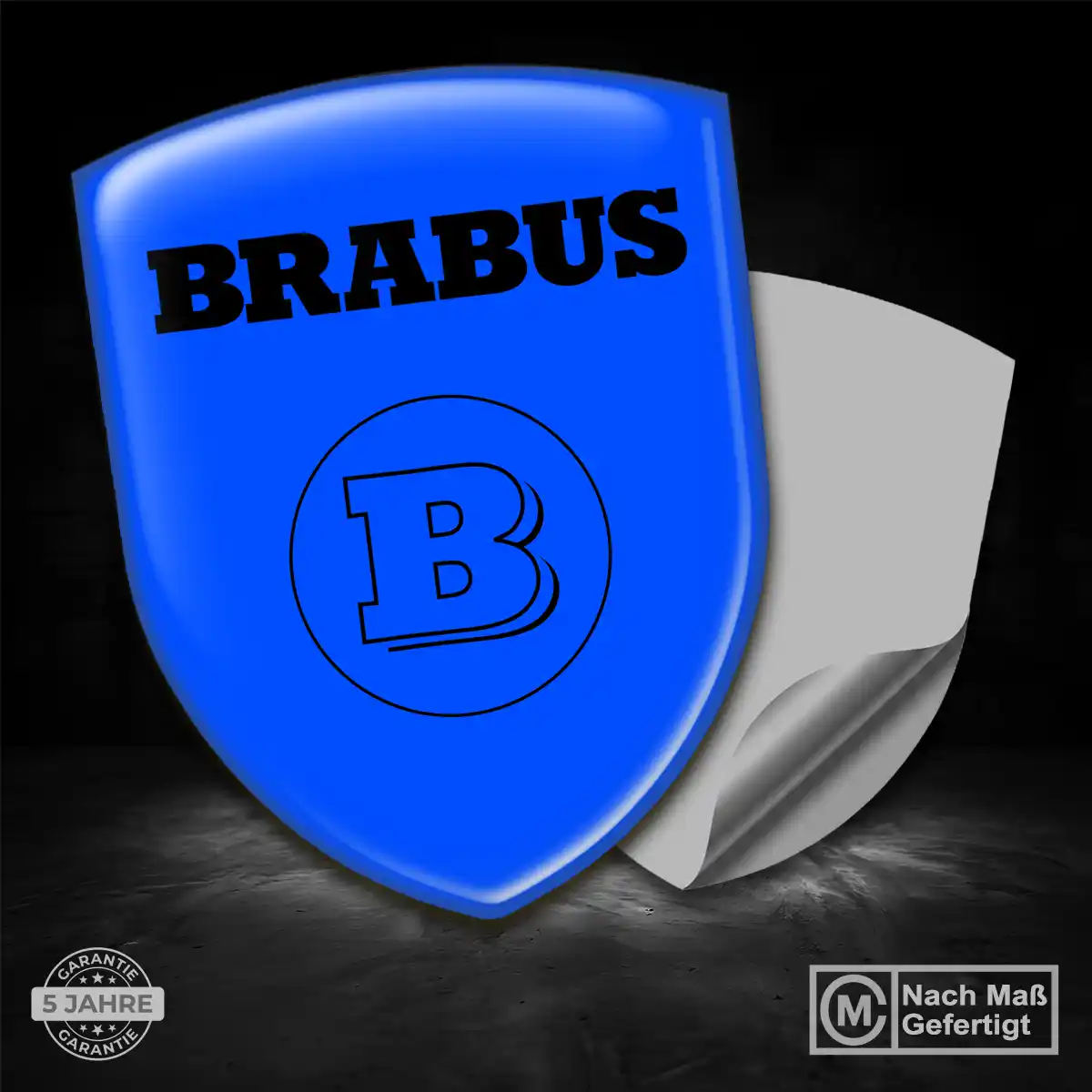 Mercedes Brabus Emblem Aufkleber Auto Stilvolles Design