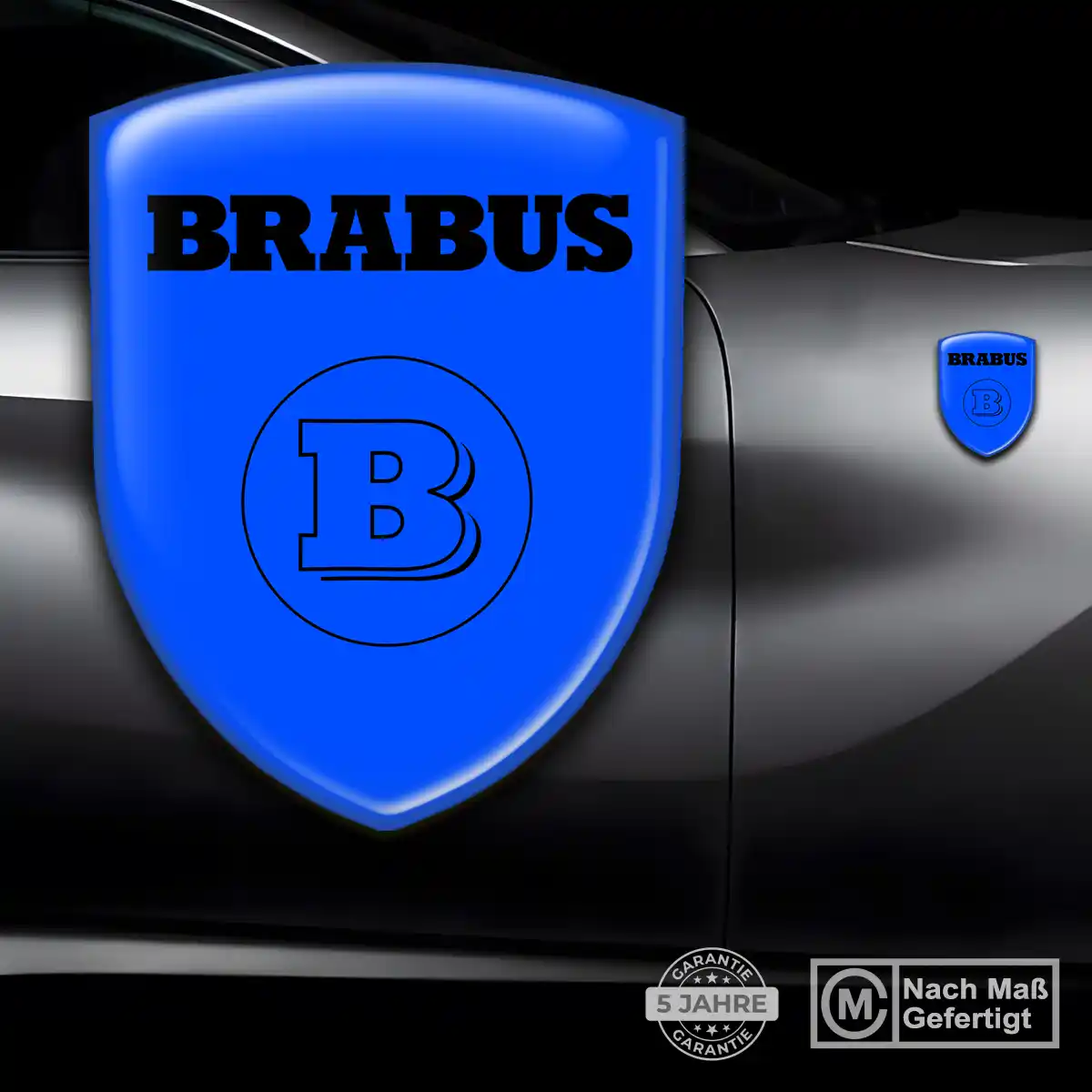Mercedes Brabus Emblem Aufkleber Auto Stilvolles Design