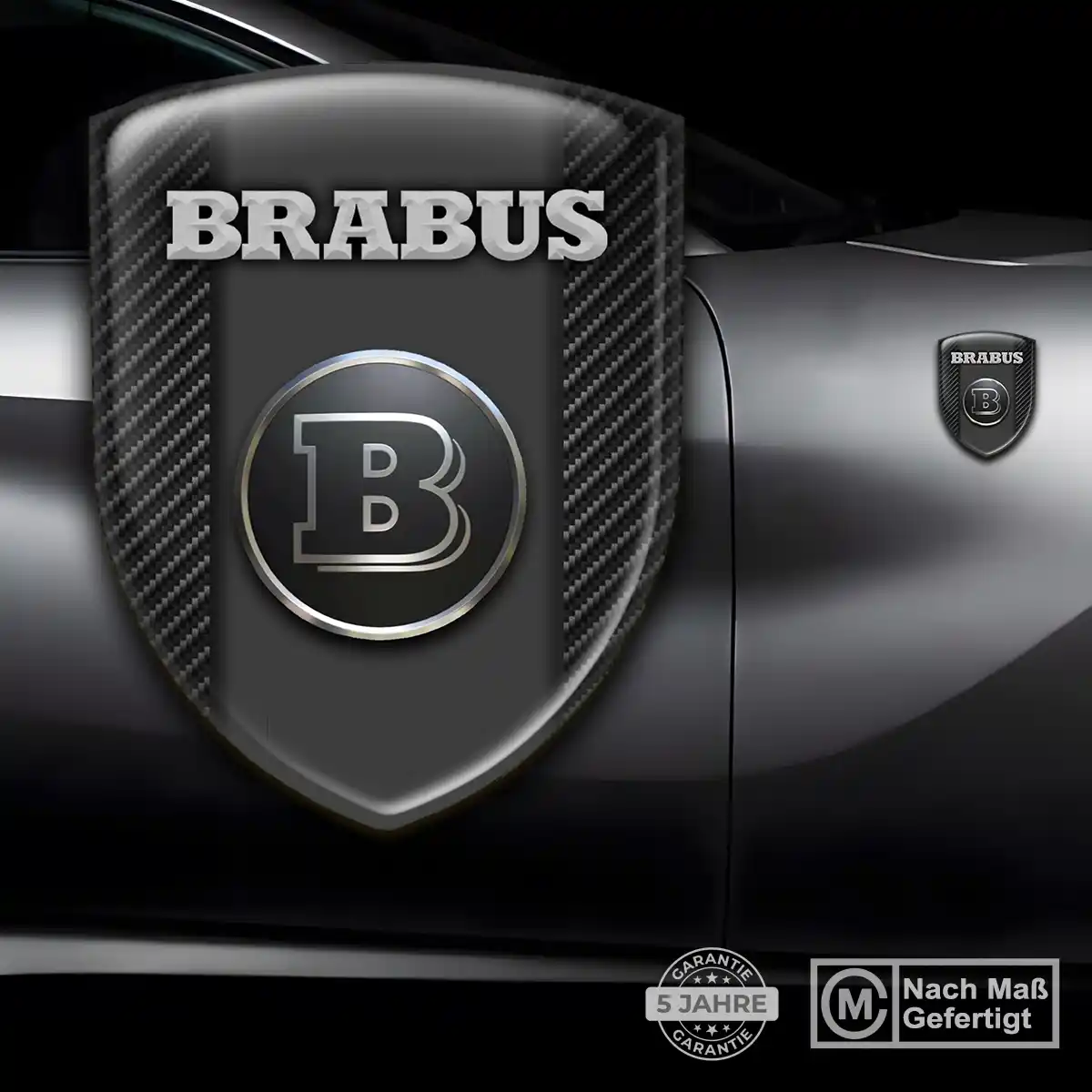 Mercedes Brabus Emblem Aufkleber Hohe Qualität