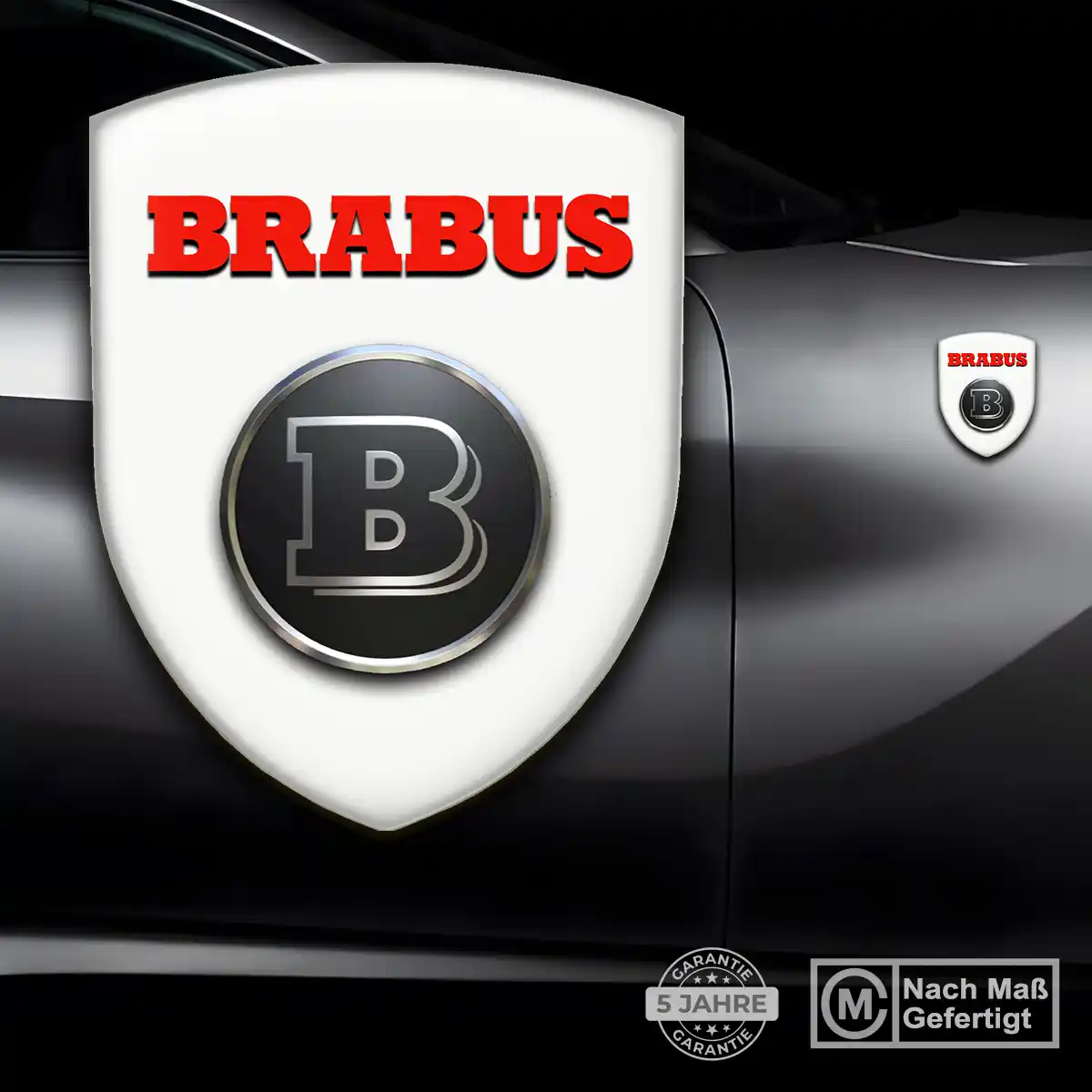 Mercedes Brabus Emblem Aufkleber Wappen Auto Hohe Qualität