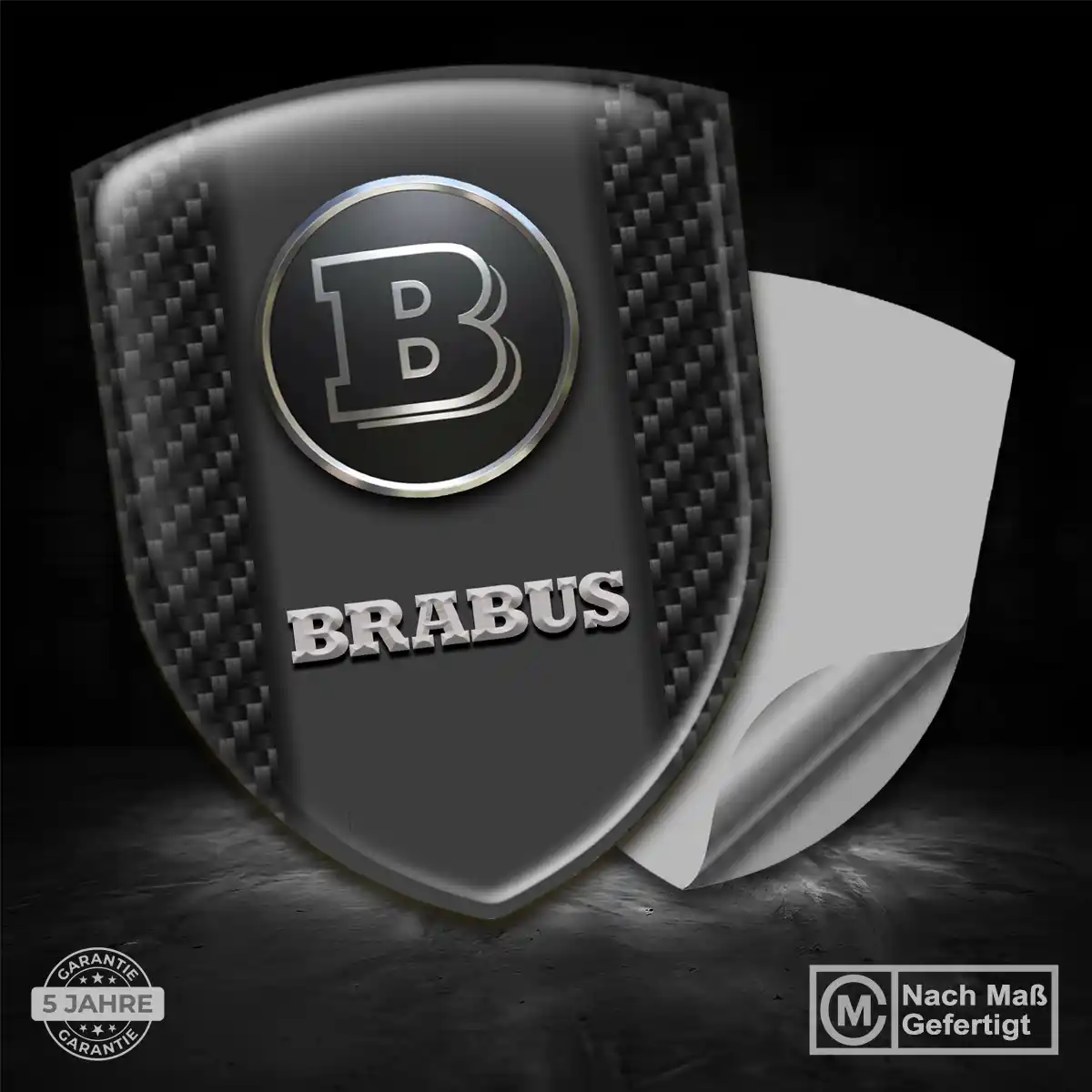 Mercedes Brabus Emblem Auto Stilvolles Design