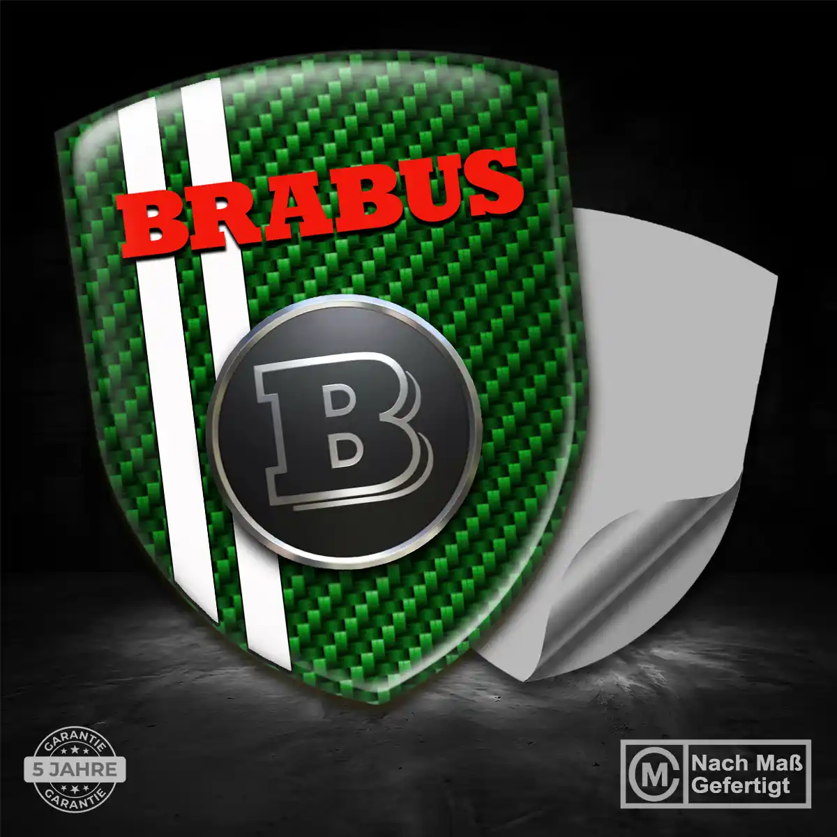 Mercedes Brabus Emblem Stilvolles Design