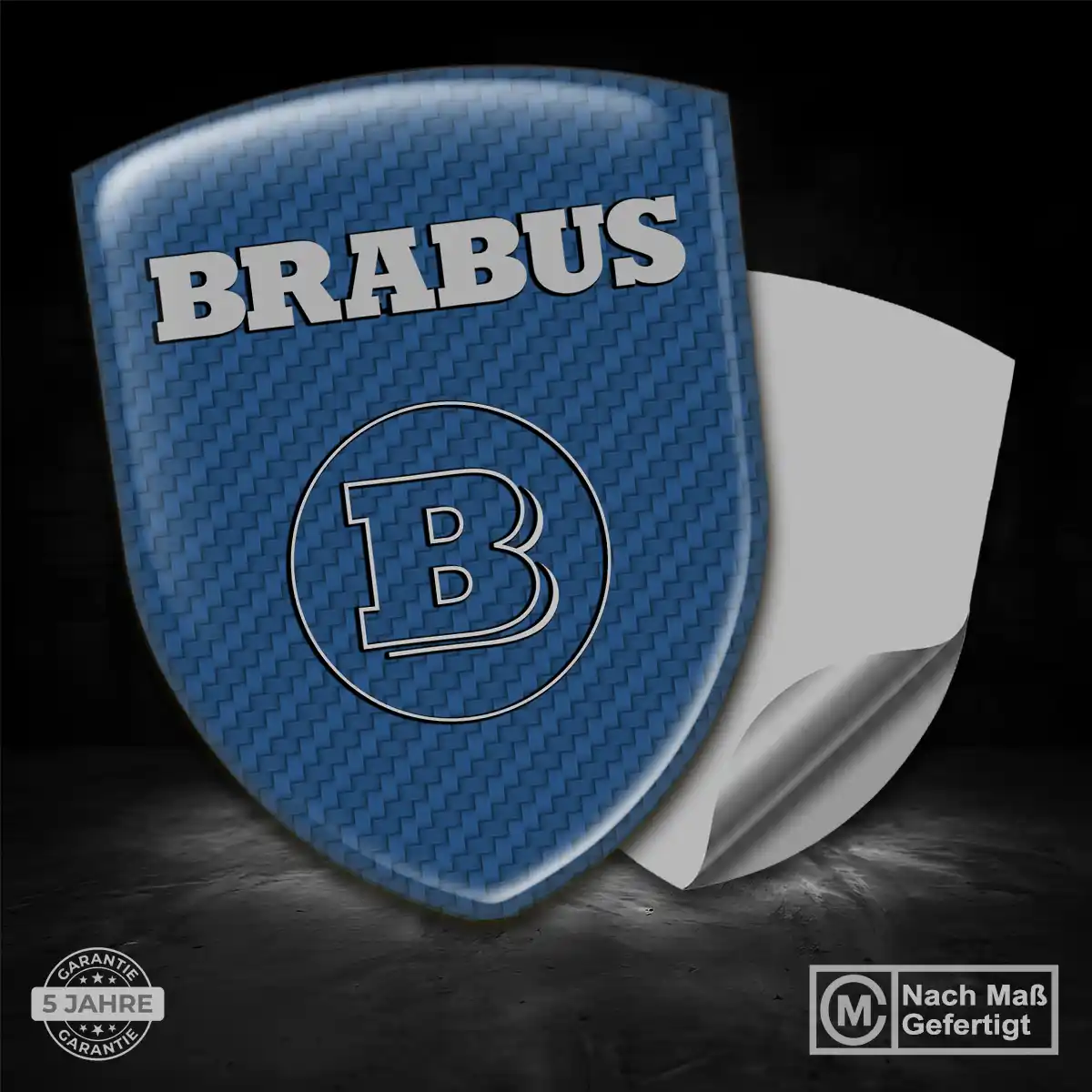 Mercedes Brabus Emblem Wappen Aufkleber Auto Stilvolles Design