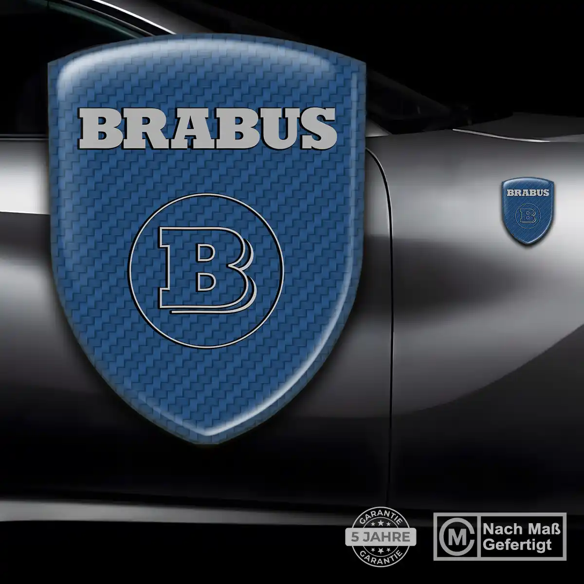 Mercedes Brabus Emblem Wappen Aufkleber Auto Stilvolles Design