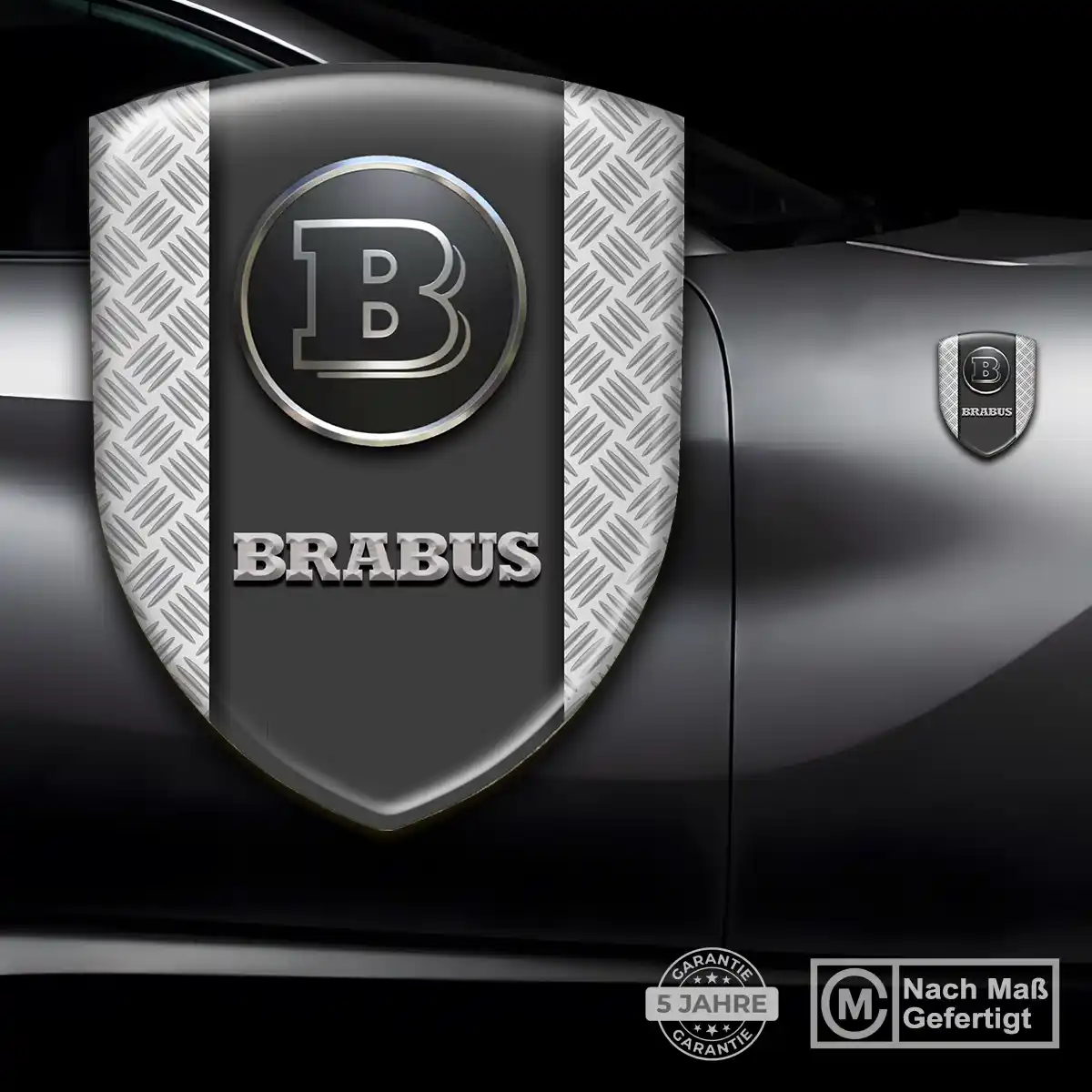 Mercedes Brabus Emblem Wappen Aufkleber Hohe Qualität