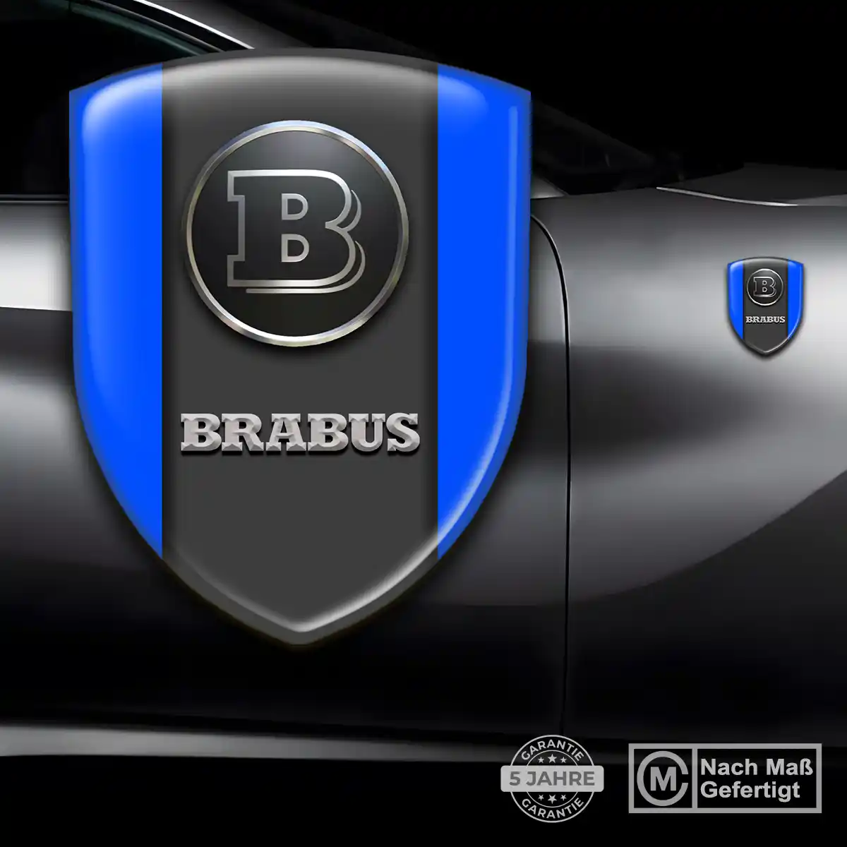 Mercedes Brabus Emblem Wappen Auto Hohe Qualität