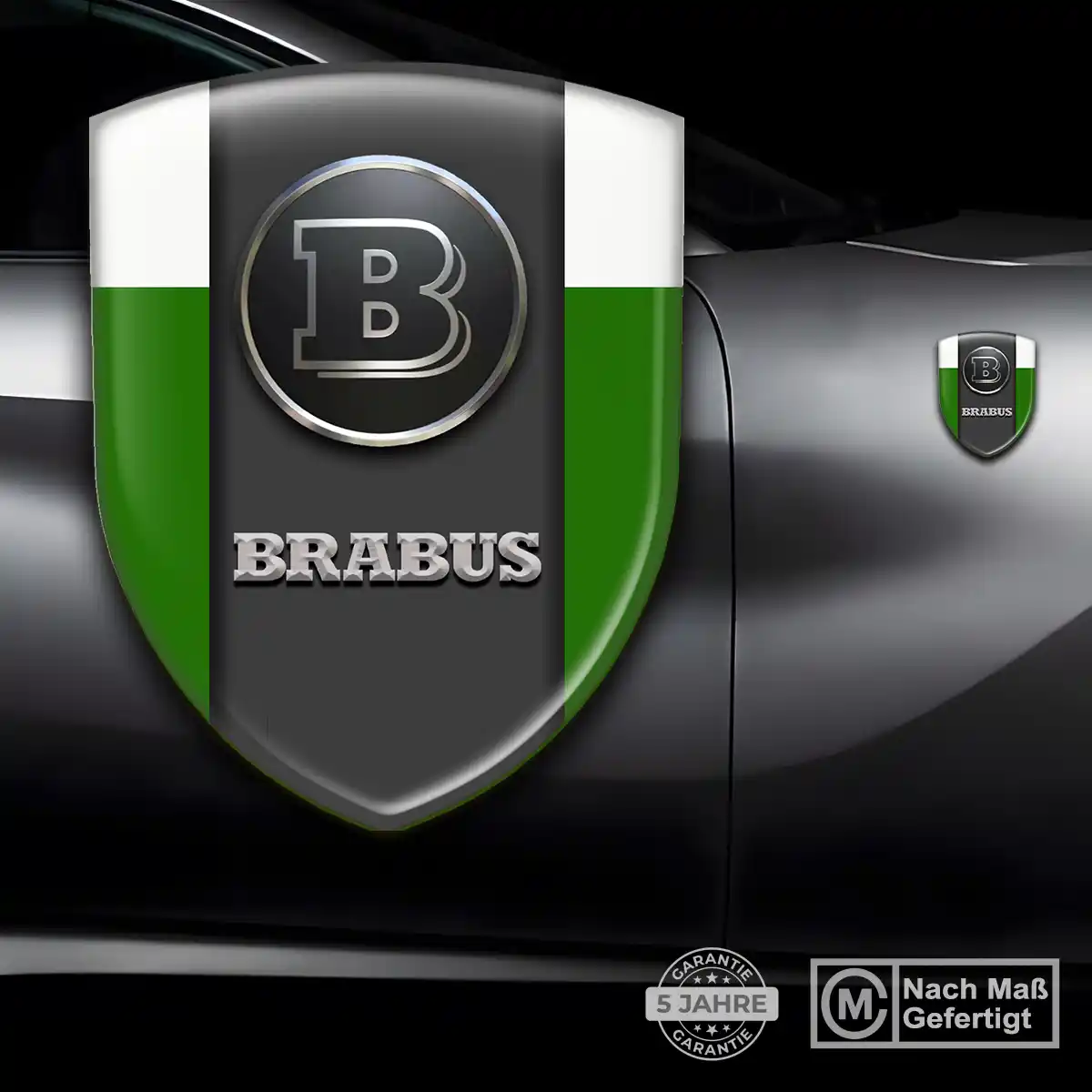 Mercedes Brabus Emblem Wappen Hohe Qualität
