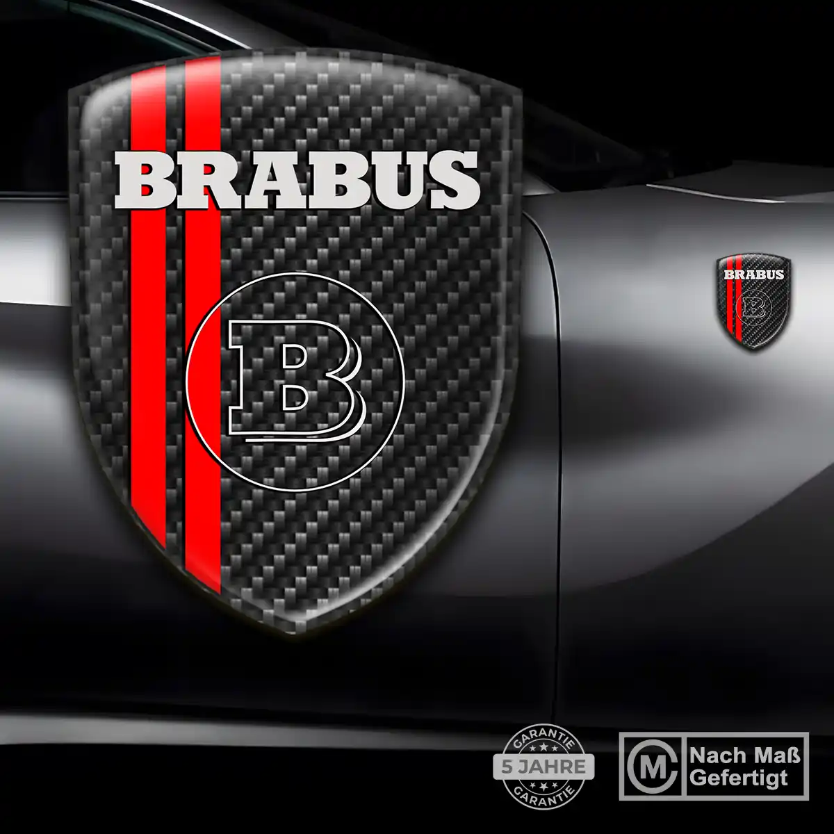 Mercedes Brabus Embleme Hohe Qualität