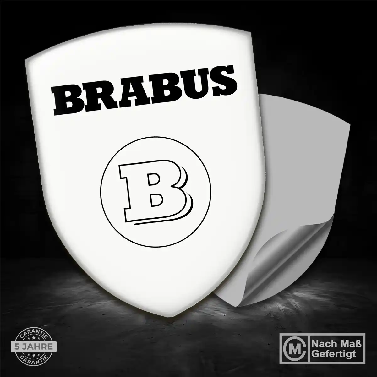 Mercedes Brabus Embleme Stilvolles Design