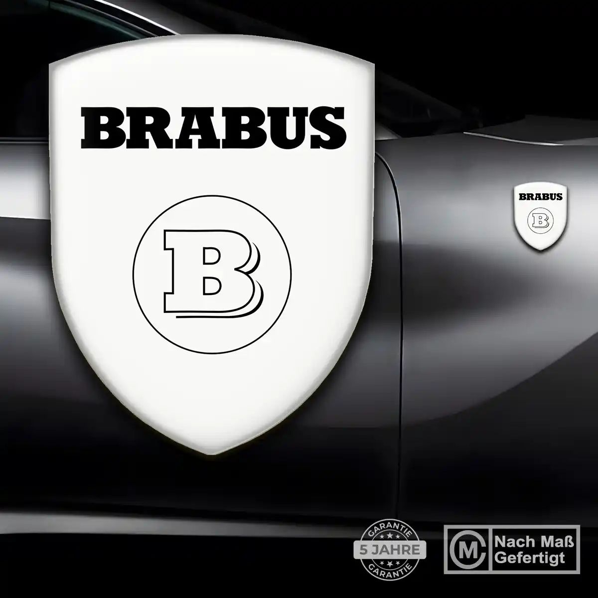 Mercedes Brabus Embleme Stilvolles Design