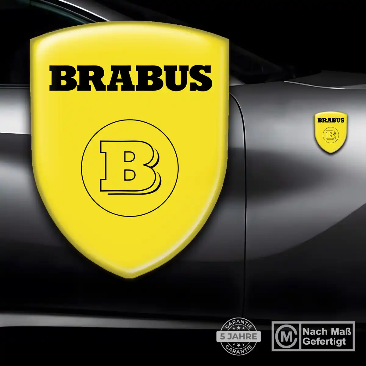 Mercedes Brabus Silikon Aufkleber Auto Hohe Qualität