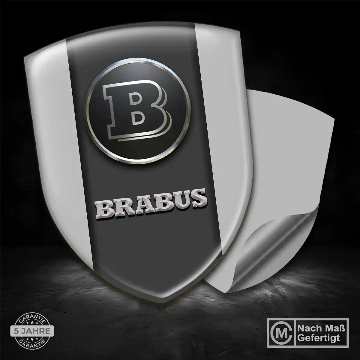 Mercedes Brabus Wappen Aufkleber Auto Hohe Qualität