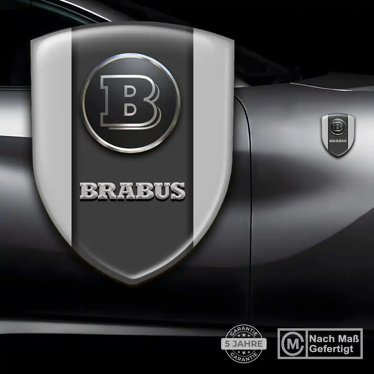 Mercedes Brabus Wappen Aufkleber Auto Hohe Qualität