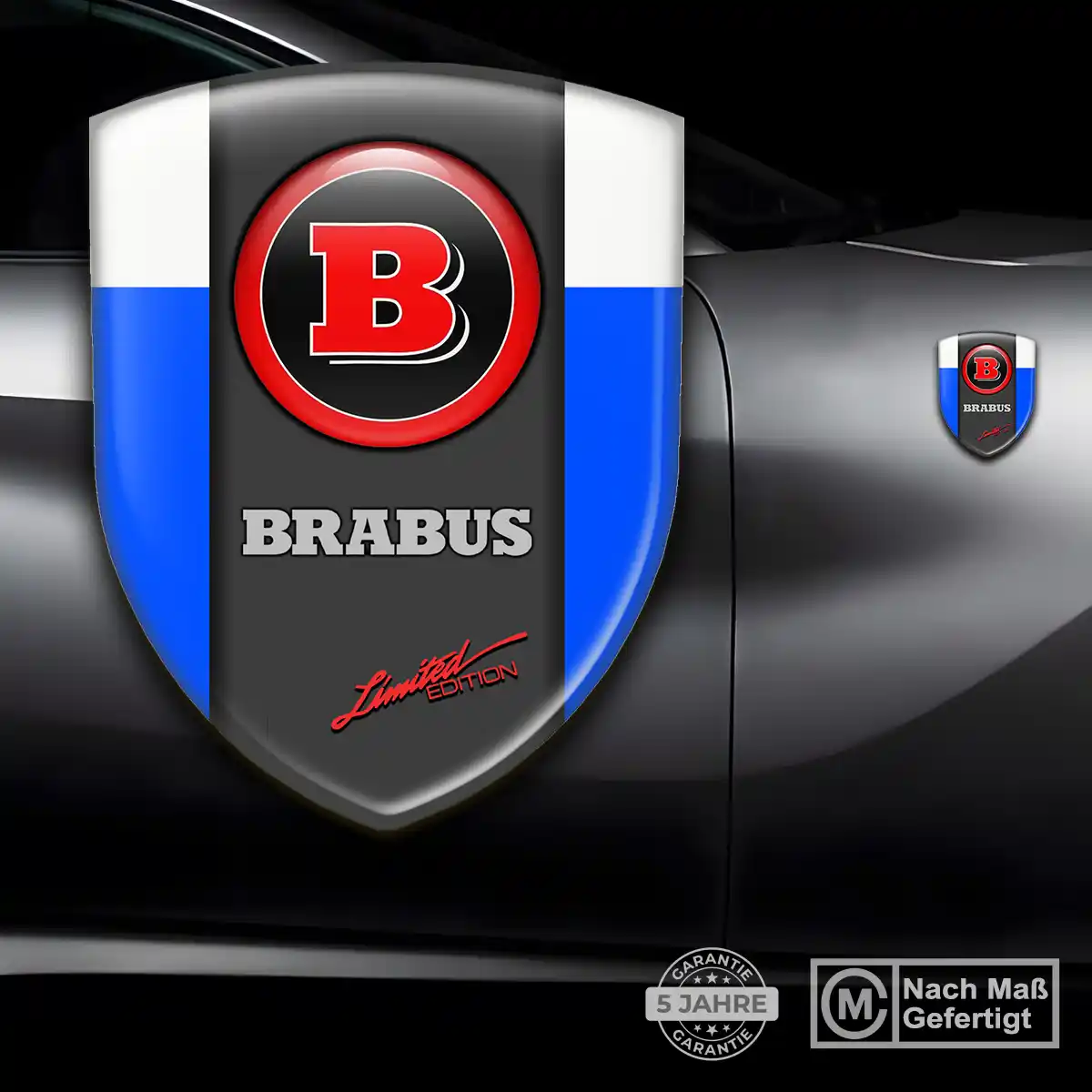 Mercedes Brabus Wappen Aufkleber Auto Stilvolles Design
