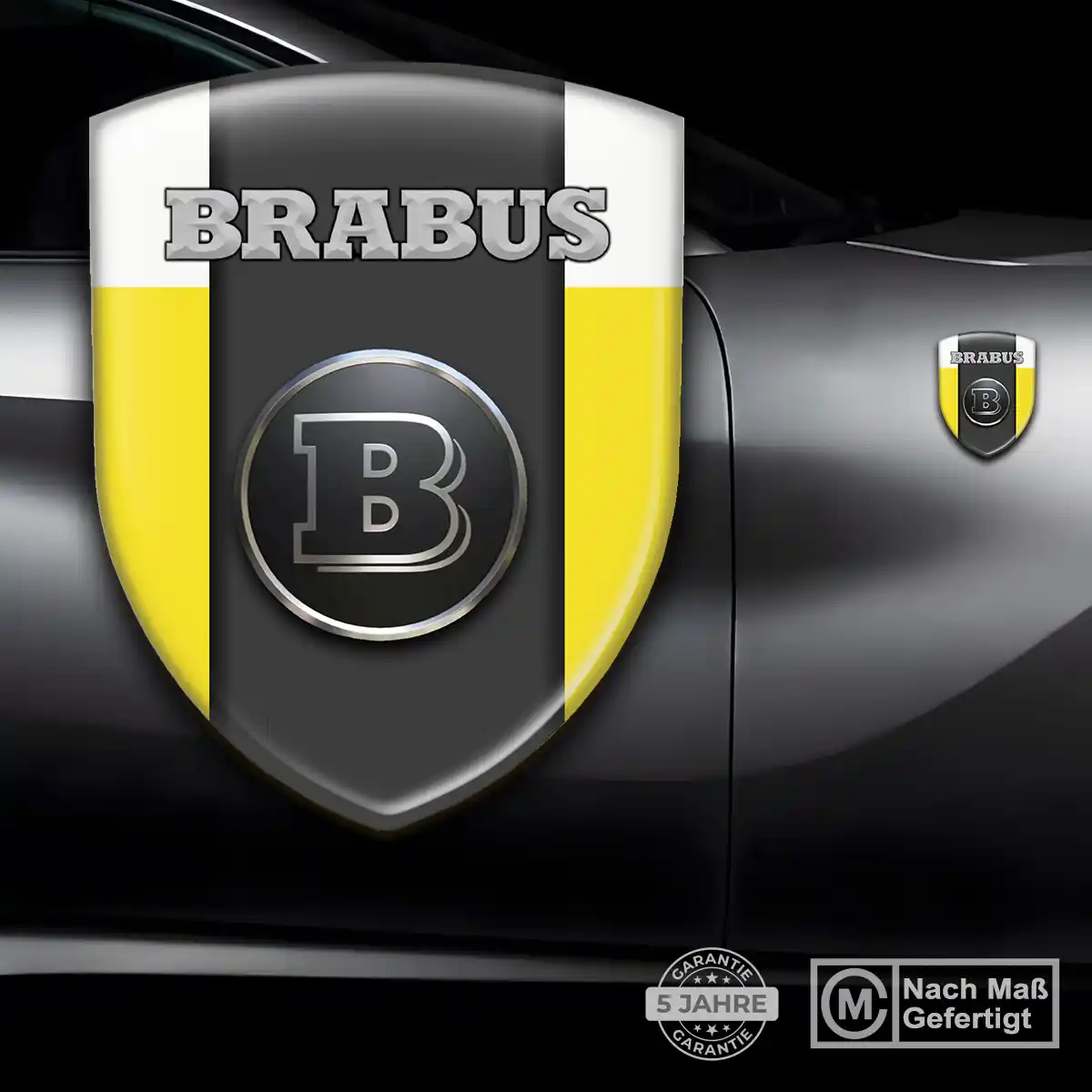 Mercedes Brabus Wappen Aufkleber Emblem Auto Hohe Qualität