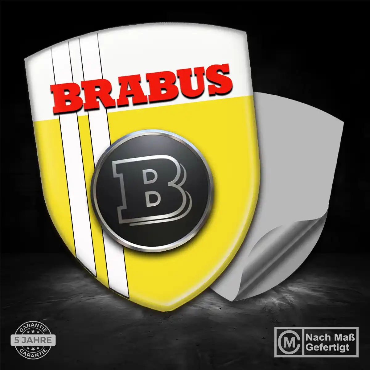 Mercedes Brabus Wappen Aufkleber Emblem Auto Stilvolles Design
