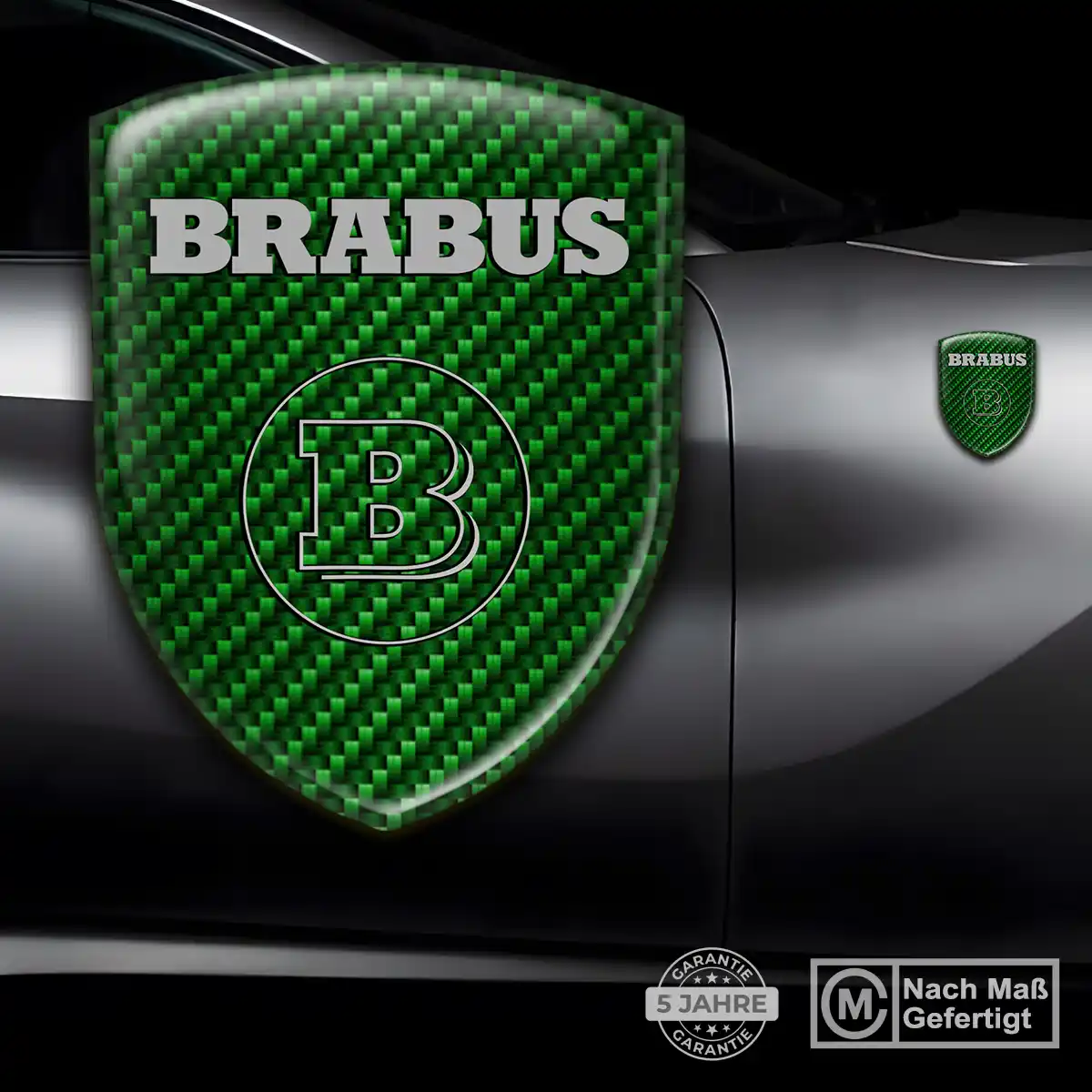 Mercedes Brabus Wappen Aufkleber Emblem Stilvolles Design