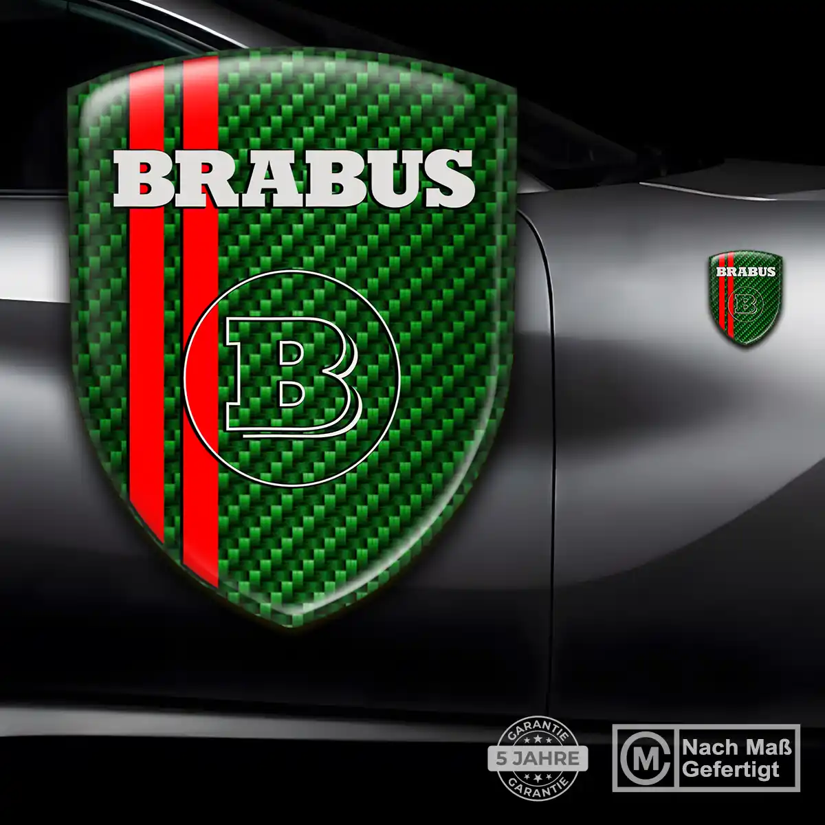 Mercedes Brabus Wappen Aufkleber Hohe Qualität
