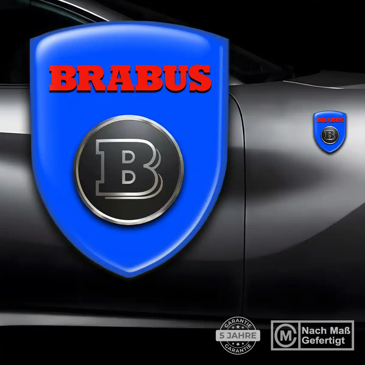 Mercedes Brabus Wappen Emblem Aufkleber Hohe Qualität