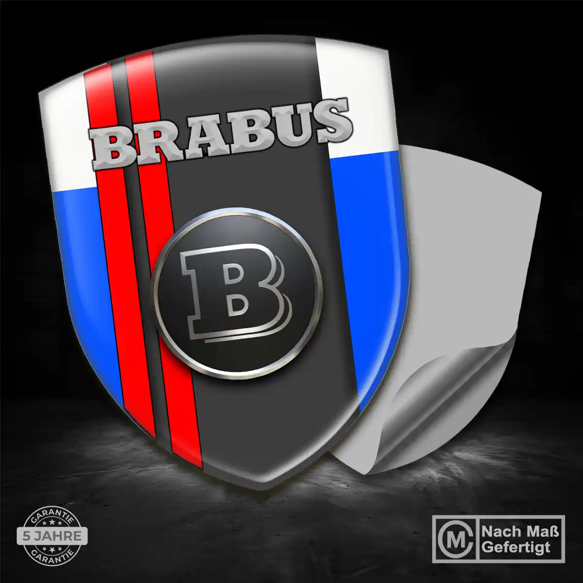 Mercedes Brabus Wappen Emblem Auto Hohe Qualität
